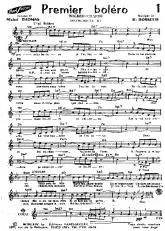 télécharger la partition d'accordéon Premier Boléro au format PDF