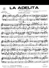 télécharger la partition d'accordéon La Adelita (Adelita et l'Amour) (Folklore Mexicain) au format PDF
