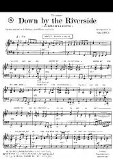 télécharger la partition d'accordéon Down by the Riverside (Au bord de la rivière) (Folklore Américain) au format PDF