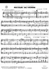 télécharger la partition d'accordéon Retour de Vienne (Radetzky Marsch) (Marche Strauss) au format PDF