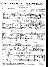 télécharger la partition d'accordéon Pour t'aimer (Tu mi amor) (Tango Malambo) au format PDF