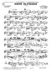 télécharger la partition d'accordéon Amor Olvidado (Tango) au format PDF