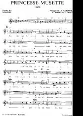 télécharger la partition d'accordéon Princesse Musette (Valse) au format PDF