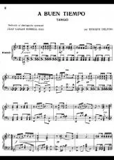 télécharger la partition d'accordéon A buen tiempo (Tango) (Piano) au format PDF