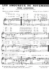 télécharger la partition d'accordéon Les amoureux de novembre (More Candombe) au format PDF
