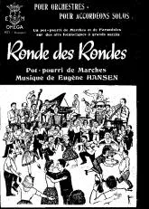 télécharger la partition d'accordéon Ronde des rondes (Pot pourri de marches et de farandoles folkloriques) au format PDF