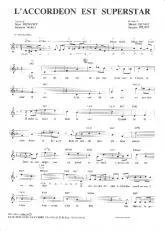 télécharger la partition d'accordéon L'accordéon est superstar (Marche Disco) au format PDF
