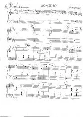 télécharger la partition d'accordéon Domino  (Arrangement V Kovtu) (Valse Chantée) au format PDF