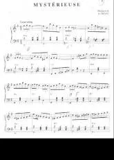 télécharger la partition d'accordéon Mystérieuse (Valse Swing) au format PDF