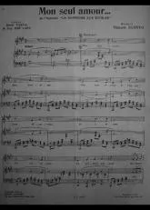 télécharger la partition d'accordéon Mon seul amour (De l'opérette : La danseuse aux étoiles) au format PDF