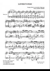 télécharger la partition d'accordéon Lover Tango au format PDF