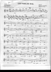 télécharger la partition d'accordéon Les voix du bal (Valse Musette) au format PDF