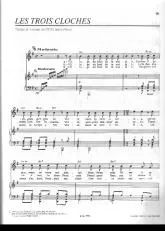 télécharger la partition d'accordéon Les trois cloches (Chant : Les compagnons de la chanson) au format PDF
