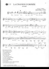 télécharger la partition d'accordéon La chanson d'Orphée (Boléro) au format PDF