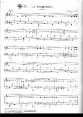 télécharger la partition d'accordéon La Bamboula (Samba) au format PDF