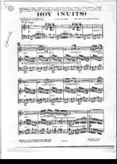 télécharger la partition d'accordéon Hoy (Nuits) (Tango) au format PDF