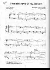 télécharger la partition d'accordéon When the saints go marching in au format PDF