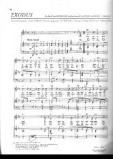 télécharger la partition d'accordéon Exodus (Chant : Edith Piaf) au format PDF