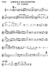 télécharger la partition d'accordéon Amour castagnettes et tango (Relevé) au format PDF