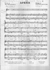 télécharger la partition d'accordéon Africa (Chant : Rose Laurens) au format PDF