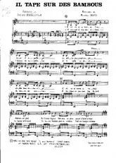 télécharger la partition d'accordéon Il tape sur des bambous (Chant : Philippe Lavil) au format PDF