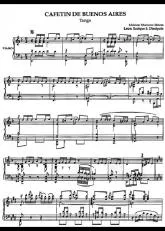 télécharger la partition d'accordéon Cafetin de Buenos Aires (Tango) au format PDF