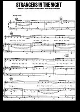 télécharger la partition d'accordéon Strangers in the night (Chant : Frank Sinatra) au format PDF