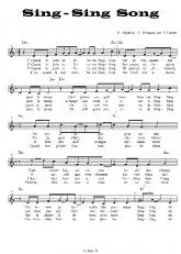 télécharger la partition d'accordéon Sing Sing Song    au format PDF