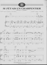 télécharger la partition d'accordéon Si j'étais un charpentier (If I were a Carpenter) (Chant : Johnny Hallyday) au format PDF