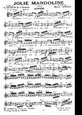 télécharger la partition d'accordéon Jolie mandoline (Orchestration Complète) (Tango) au format PDF