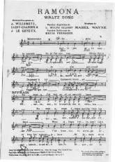 télécharger la partition d'accordéon Ramona (Waltz Song) au format PDF