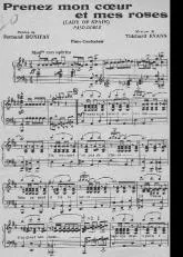 télécharger la partition d'accordéon Prenez mon cœur et mes roses (Lady of Spain) (Paso Doble Chanté) au format PDF