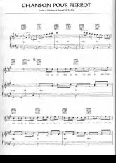 télécharger la partition d'accordéon Chanson pour Pierrot au format PDF
