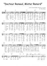 télécharger la partition d'accordéon Docteur Renaud Mister Renard (Arrangement : Pierre Boinay) au format PDF