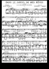 télécharger la partition d'accordéon Dans le jardin de mes rêves (Tango Chanté) au format PDF