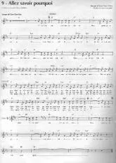 télécharger la partition d'accordéon Allez savoir pouquoi (Chant : Les compagnons de la chanson) au format PDF