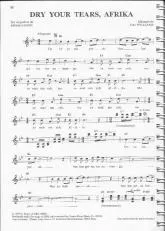 télécharger la partition d'accordéon Dry your tears Afrika au format PDF