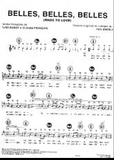 télécharger la partition d'accordéon Belles belles belles (Made to love) au format PDF