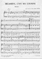 télécharger la partition d'accordéon Bécassine c'est ma cousine (Chant : Chantal Goya) au format PDF