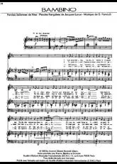 télécharger la partition d'accordéon Bambino (Chant : Dalida) (Fox) au format PDF