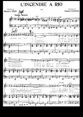 télécharger la partition d'accordéon L'incendie à Rio (Chant : Sacha Distel) au format PDF