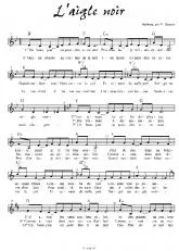 télécharger la partition d'accordéon L'aigle noir (Arrangement : P Gasser) au format PDF