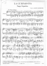 télécharger la partition d'accordéon La cumparsita (Tango Argentin) au format PDF