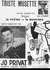 télécharger la partition d'accordéon Triste musette (Valse Musette) au format PDF