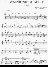 télécharger la partition d'accordéon Symphonie Musette (Valse) au format PDF