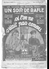 télécharger la partition d'accordéon Si l'on ne s'était pas connu (Du film : Un soir de rafle) (Slow Fox Chanté) au format PDF