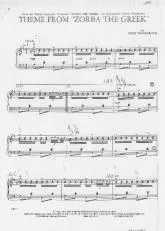 télécharger la partition d'accordéon Zorba the Greek (Zorba le Grec) au format PDF