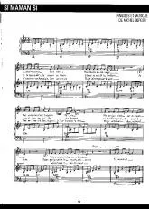 télécharger la partition d'accordéon Si maman si (Chant : France Gall) au format PDF