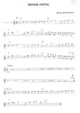 télécharger la partition d'accordéon Minor Swing    au format PDF