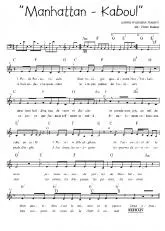 télécharger la partition d'accordéon Manhattan Kaboul (Arrangement : Pierre Boinay) au format PDF